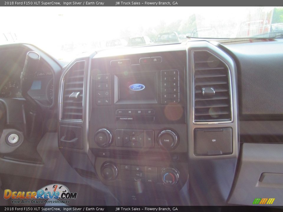 2018 Ford F150 XLT SuperCrew Ingot Silver / Earth Gray Photo #14