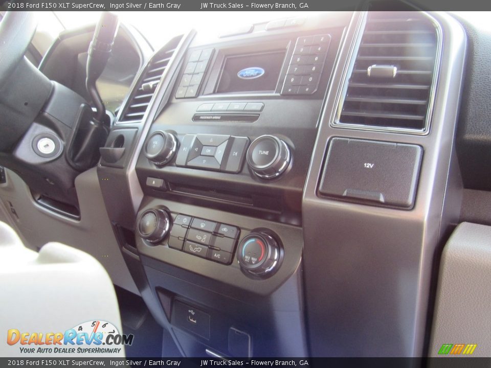 2018 Ford F150 XLT SuperCrew Ingot Silver / Earth Gray Photo #15