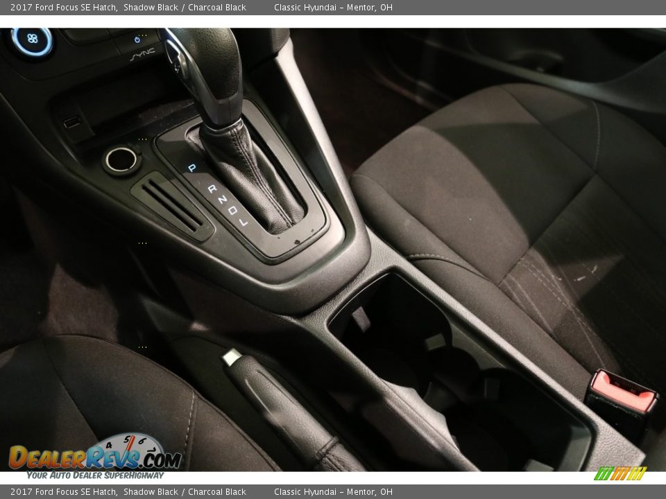 2017 Ford Focus SE Hatch Shadow Black / Charcoal Black Photo #13