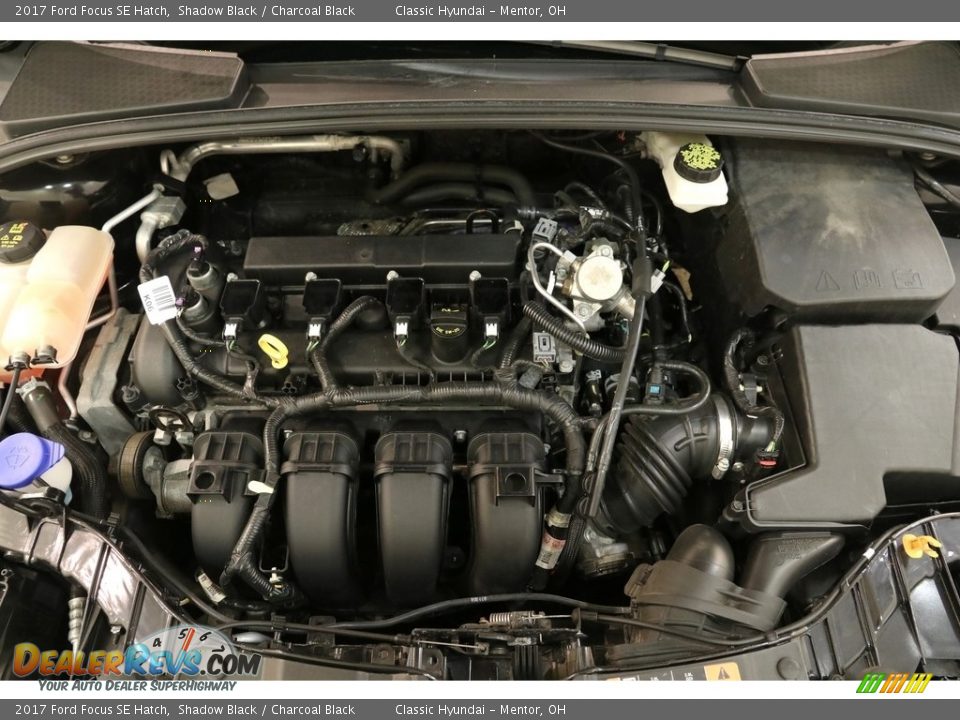 2017 Ford Focus SE Hatch Shadow Black / Charcoal Black Photo #18