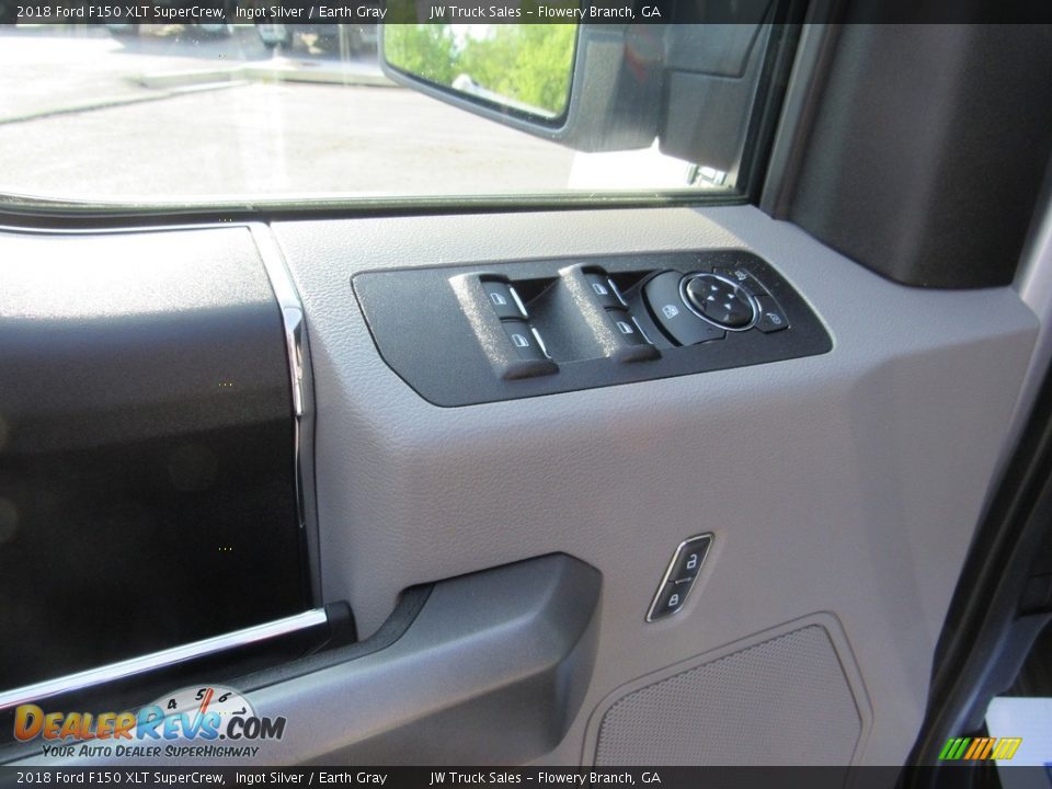 2018 Ford F150 XLT SuperCrew Ingot Silver / Earth Gray Photo #23