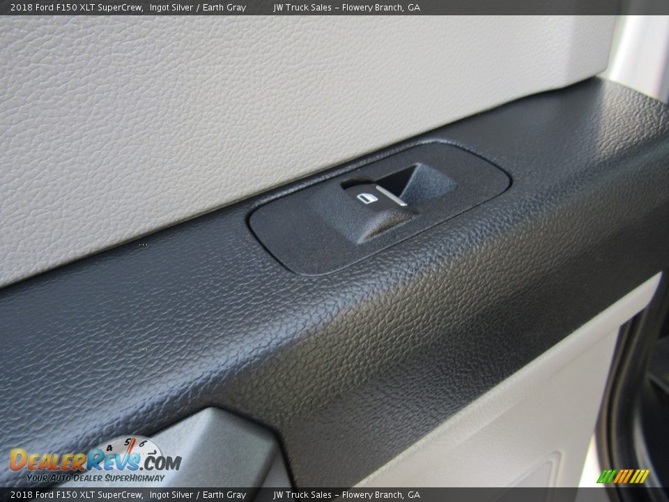 2018 Ford F150 XLT SuperCrew Ingot Silver / Earth Gray Photo #25