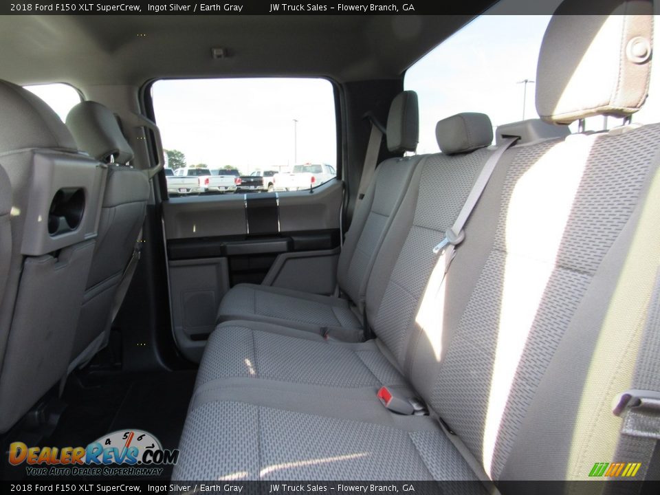 2018 Ford F150 XLT SuperCrew Ingot Silver / Earth Gray Photo #26