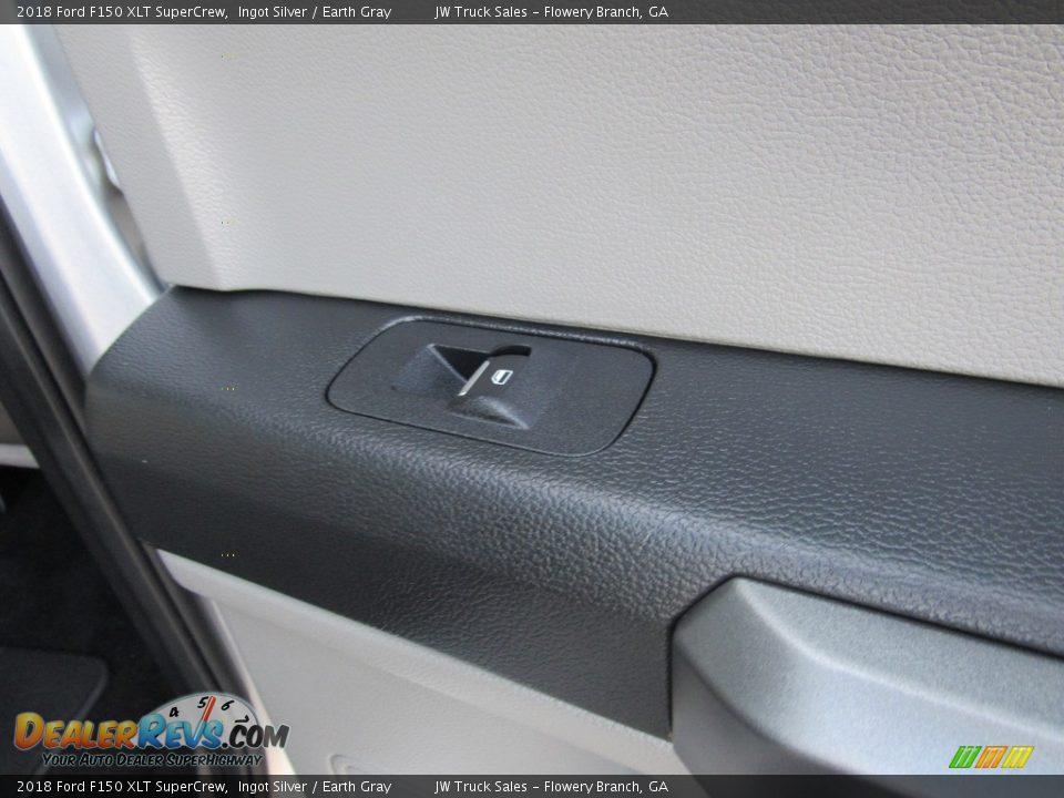 2018 Ford F150 XLT SuperCrew Ingot Silver / Earth Gray Photo #29
