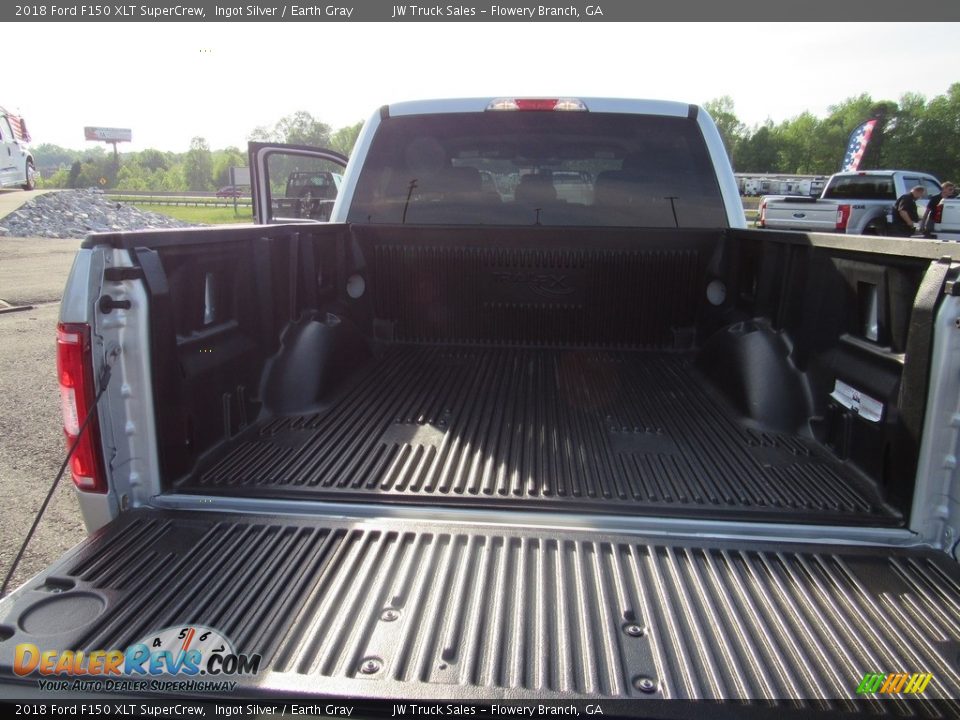 2018 Ford F150 XLT SuperCrew Ingot Silver / Earth Gray Photo #33