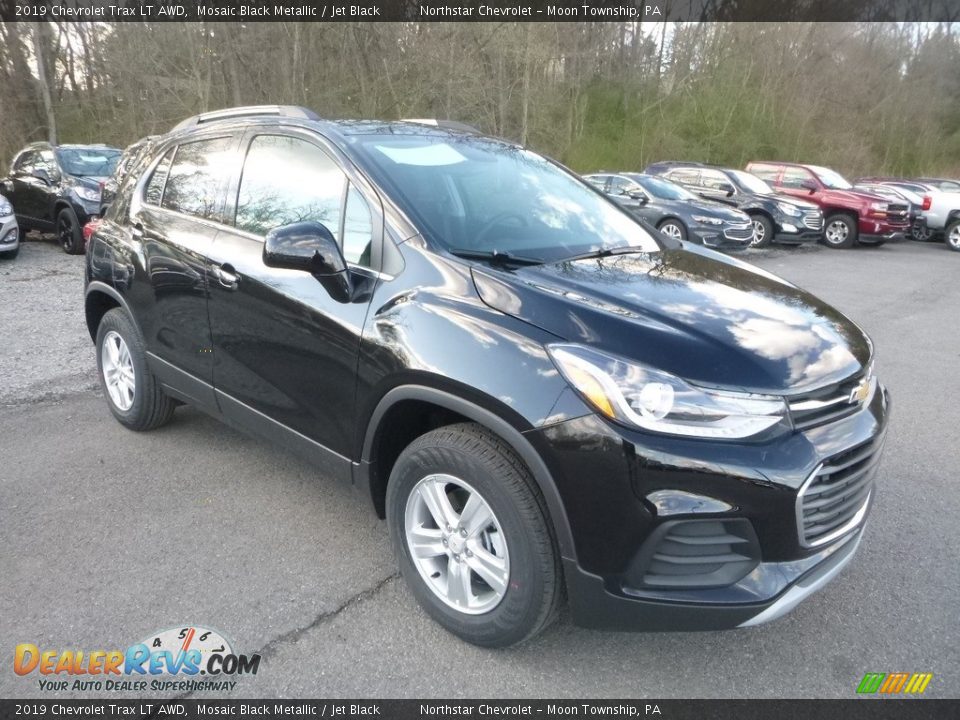 2019 Chevrolet Trax LT AWD Mosaic Black Metallic / Jet Black Photo #7