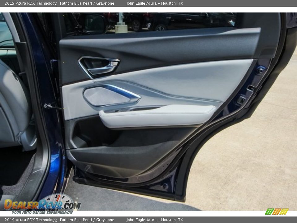 2019 Acura RDX Technology Fathom Blue Pearl / Graystone Photo #21