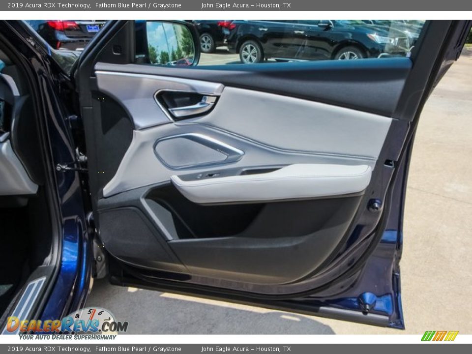 2019 Acura RDX Technology Fathom Blue Pearl / Graystone Photo #23