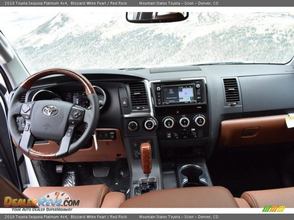 Dashboard of 2019 Toyota Sequoia Platinum 4x4 Photo #7
