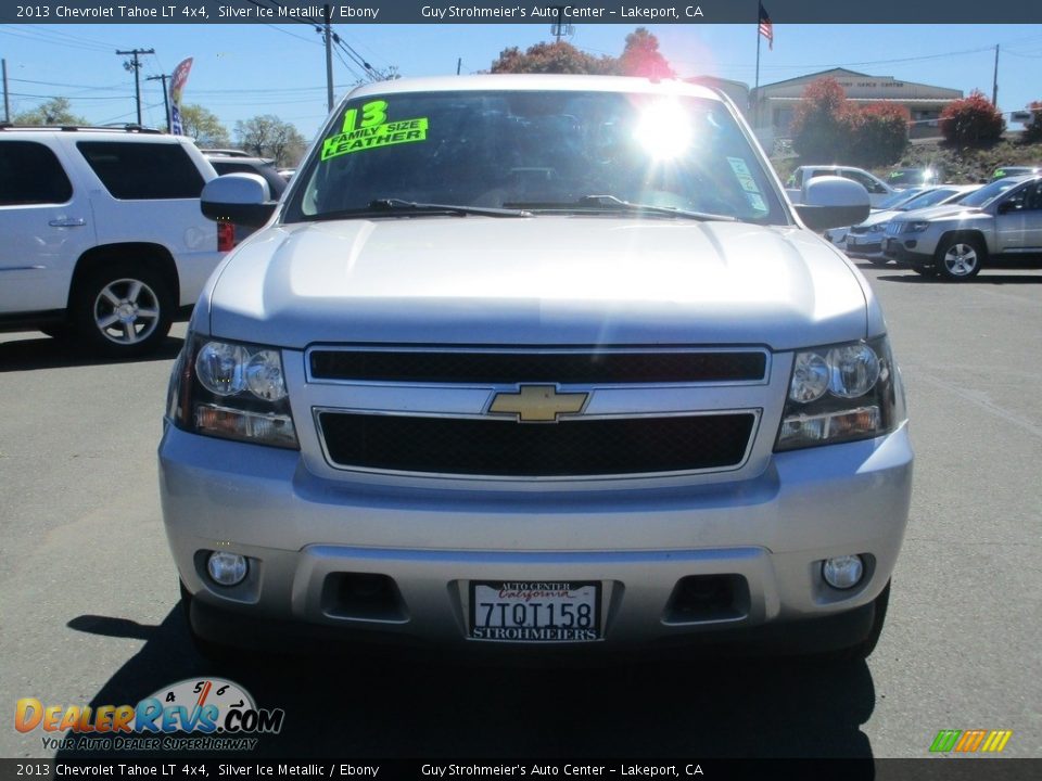 2013 Chevrolet Tahoe LT 4x4 Silver Ice Metallic / Ebony Photo #2