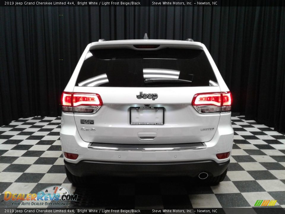 2019 Jeep Grand Cherokee Limited 4x4 Bright White / Light Frost Beige/Black Photo #7