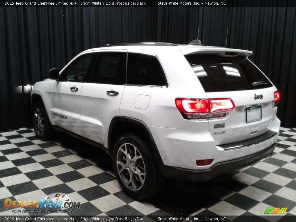 2019 Jeep Grand Cherokee Limited 4x4 Bright White / Light Frost Beige/Black Photo #8