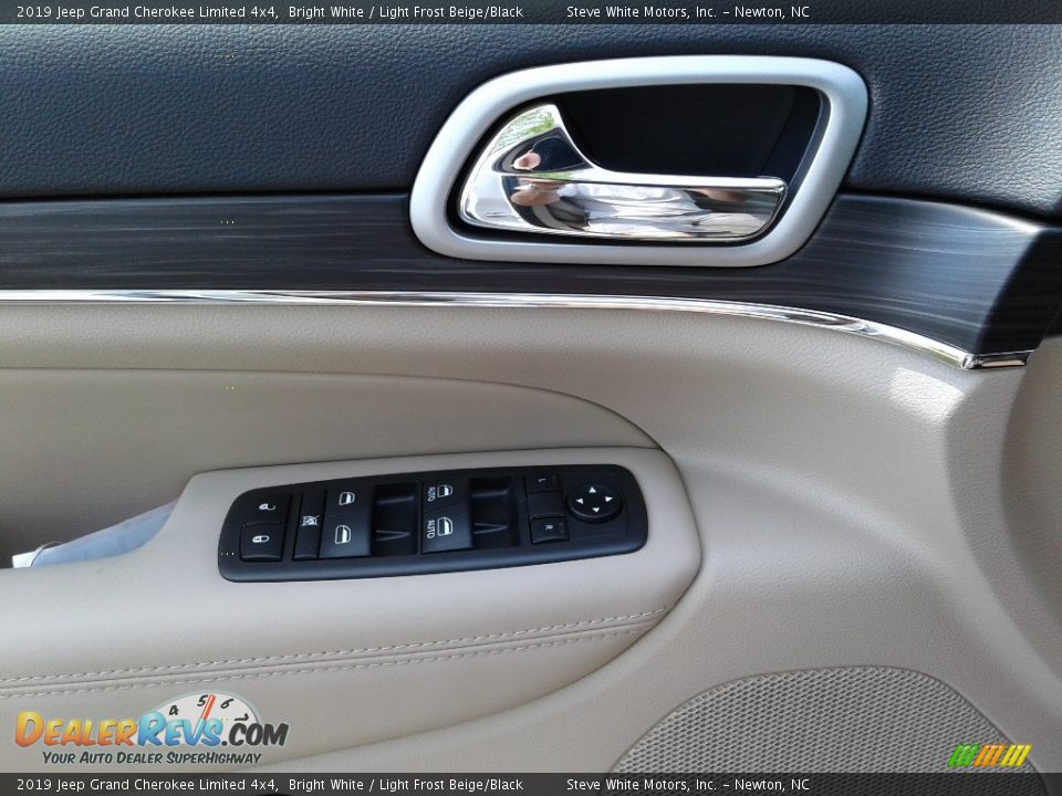 2019 Jeep Grand Cherokee Limited 4x4 Bright White / Light Frost Beige/Black Photo #9