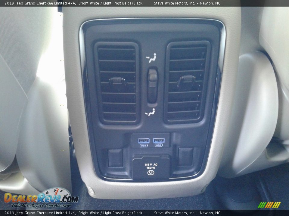 2019 Jeep Grand Cherokee Limited 4x4 Bright White / Light Frost Beige/Black Photo #14