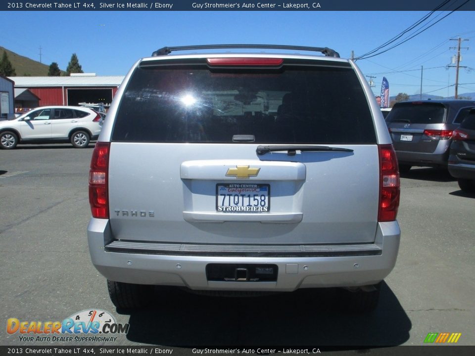 2013 Chevrolet Tahoe LT 4x4 Silver Ice Metallic / Ebony Photo #6