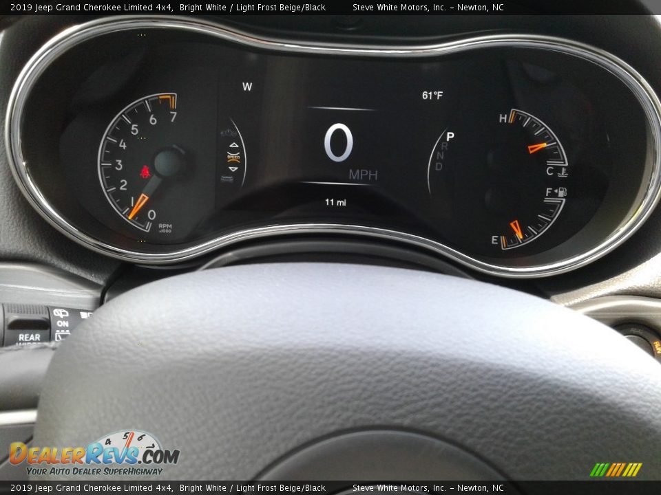 2019 Jeep Grand Cherokee Limited 4x4 Bright White / Light Frost Beige/Black Photo #20