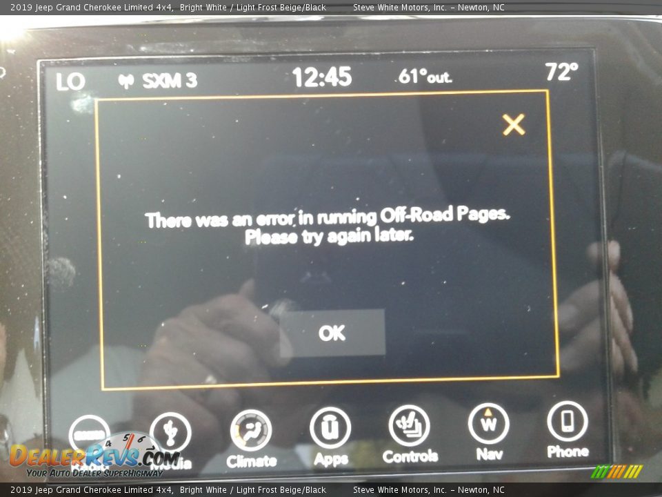 2019 Jeep Grand Cherokee Limited 4x4 Bright White / Light Frost Beige/Black Photo #28