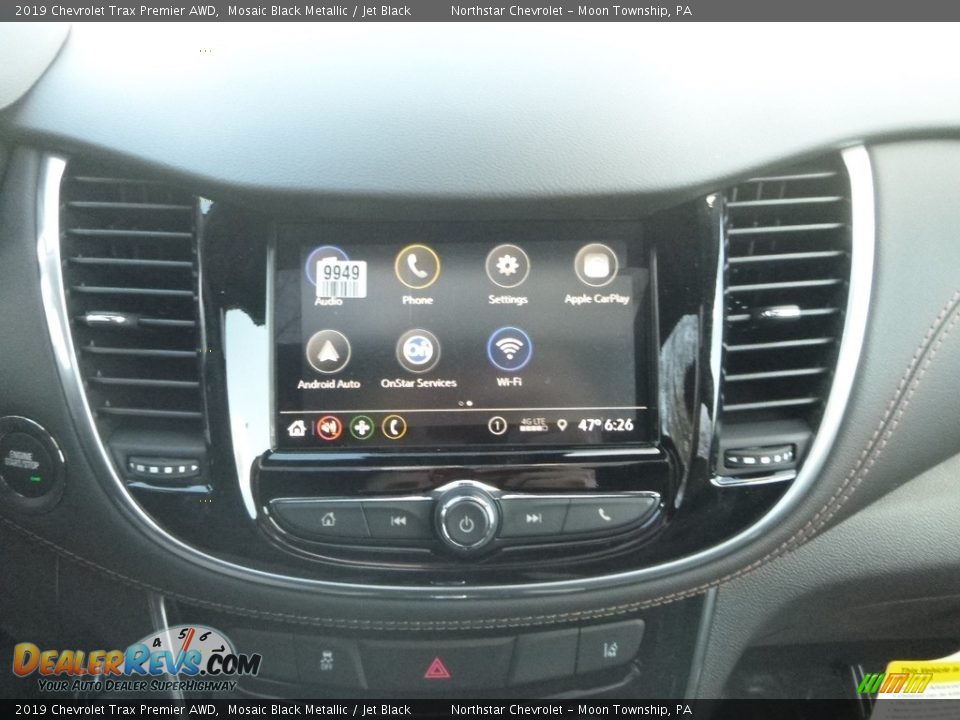 2019 Chevrolet Trax Premier AWD Mosaic Black Metallic / Jet Black Photo #18