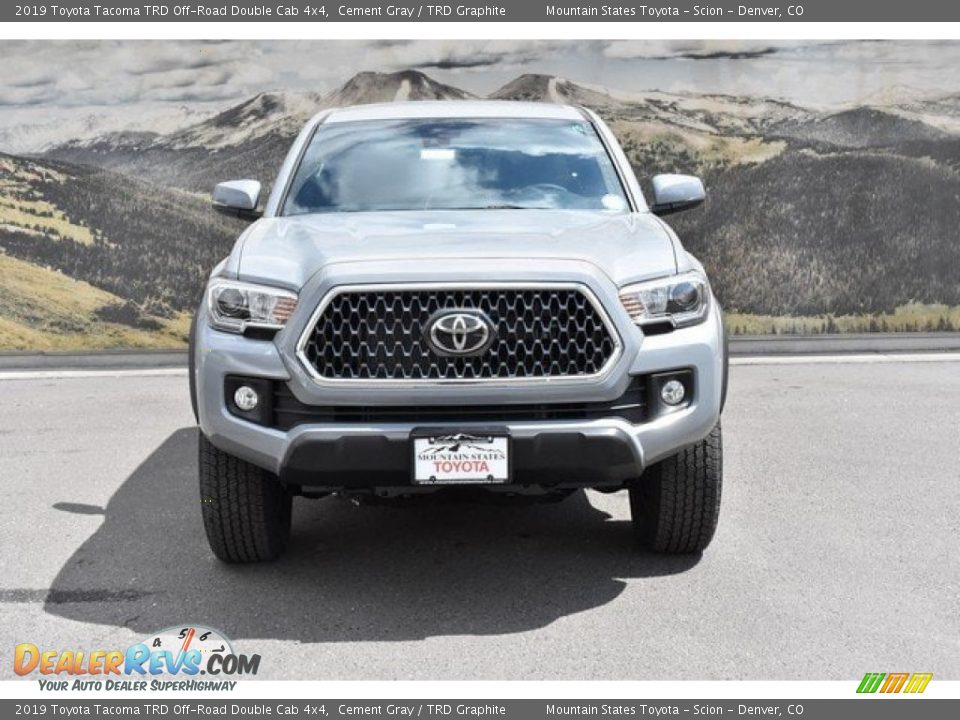 2019 Toyota Tacoma TRD Off-Road Double Cab 4x4 Cement Gray / TRD Graphite Photo #2