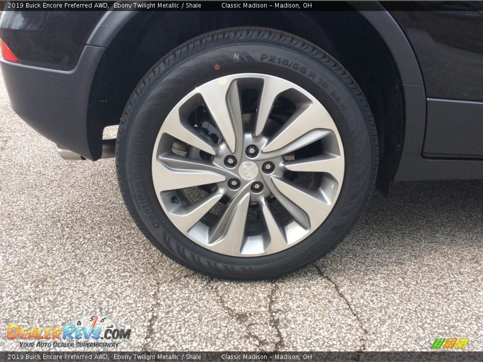 2019 Buick Encore Preferred AWD Ebony Twilight Metallic / Shale Photo #7