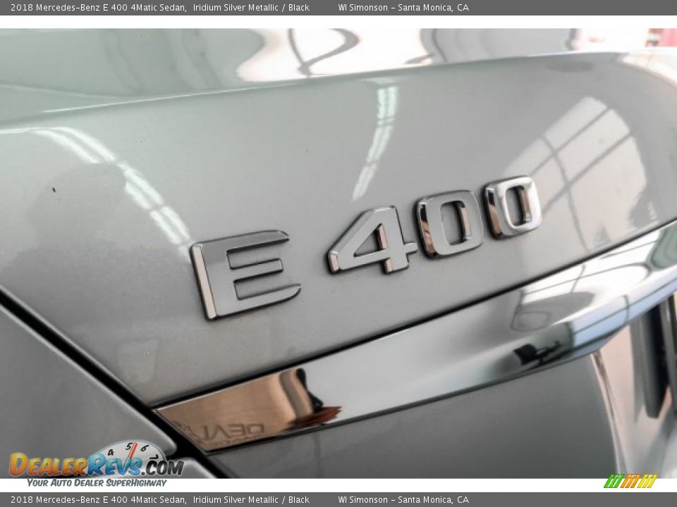 2018 Mercedes-Benz E 400 4Matic Sedan Iridium Silver Metallic / Black Photo #7