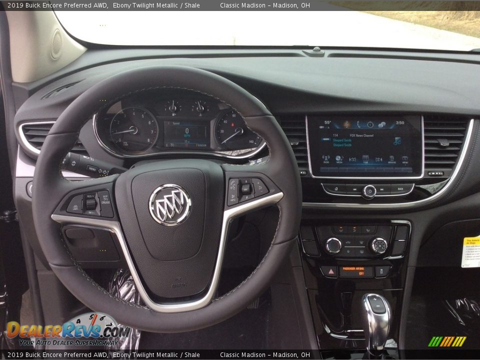 2019 Buick Encore Preferred AWD Ebony Twilight Metallic / Shale Photo #12