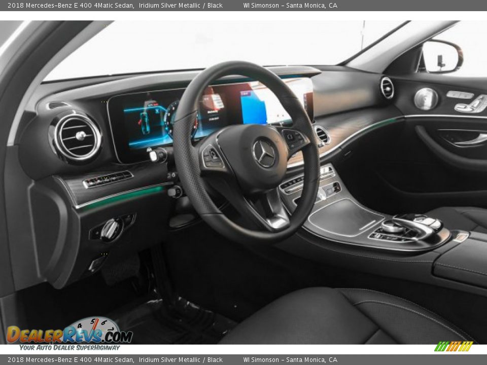 2018 Mercedes-Benz E 400 4Matic Sedan Iridium Silver Metallic / Black Photo #22