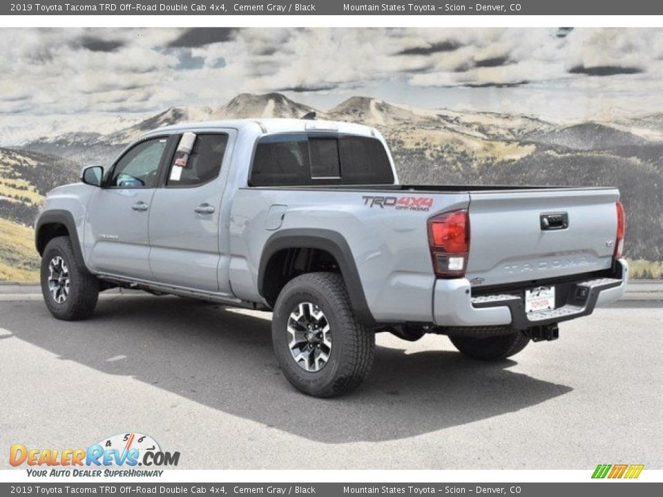 2019 Toyota Tacoma TRD Off-Road Double Cab 4x4 Cement Gray / Black Photo #3
