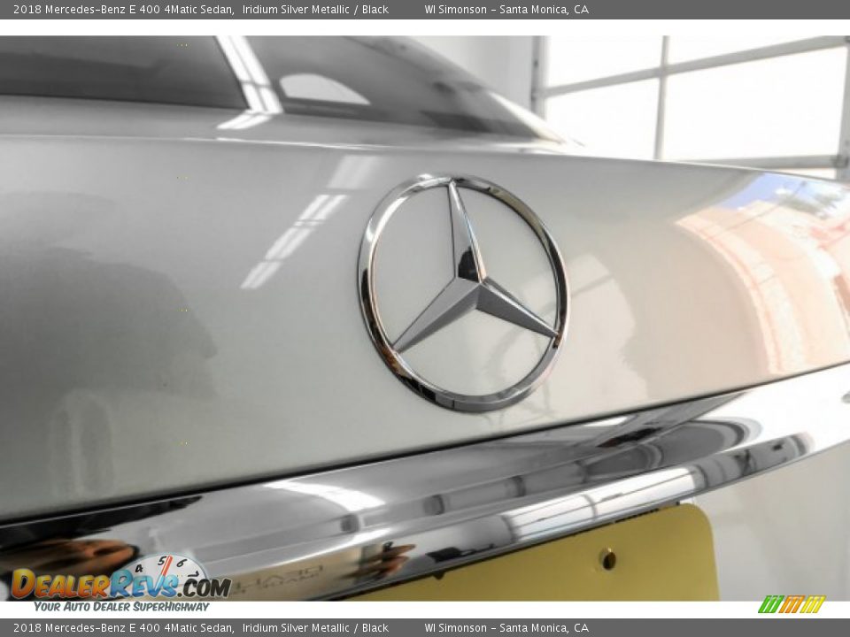 2018 Mercedes-Benz E 400 4Matic Sedan Iridium Silver Metallic / Black Photo #27