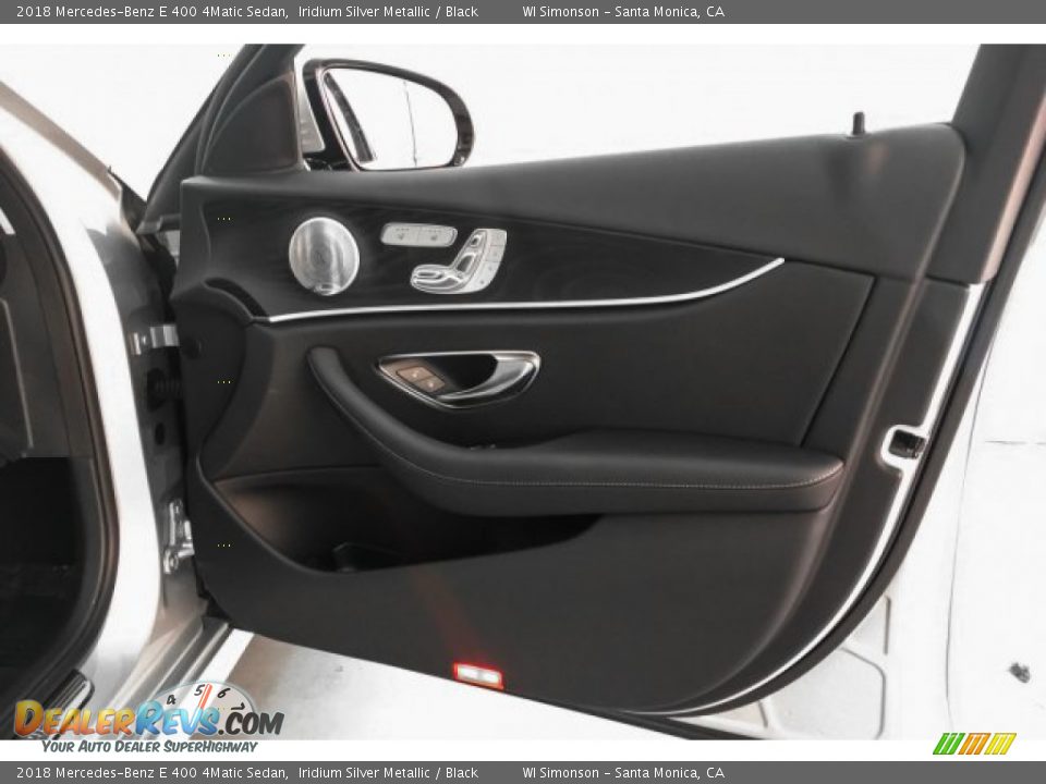 2018 Mercedes-Benz E 400 4Matic Sedan Iridium Silver Metallic / Black Photo #30