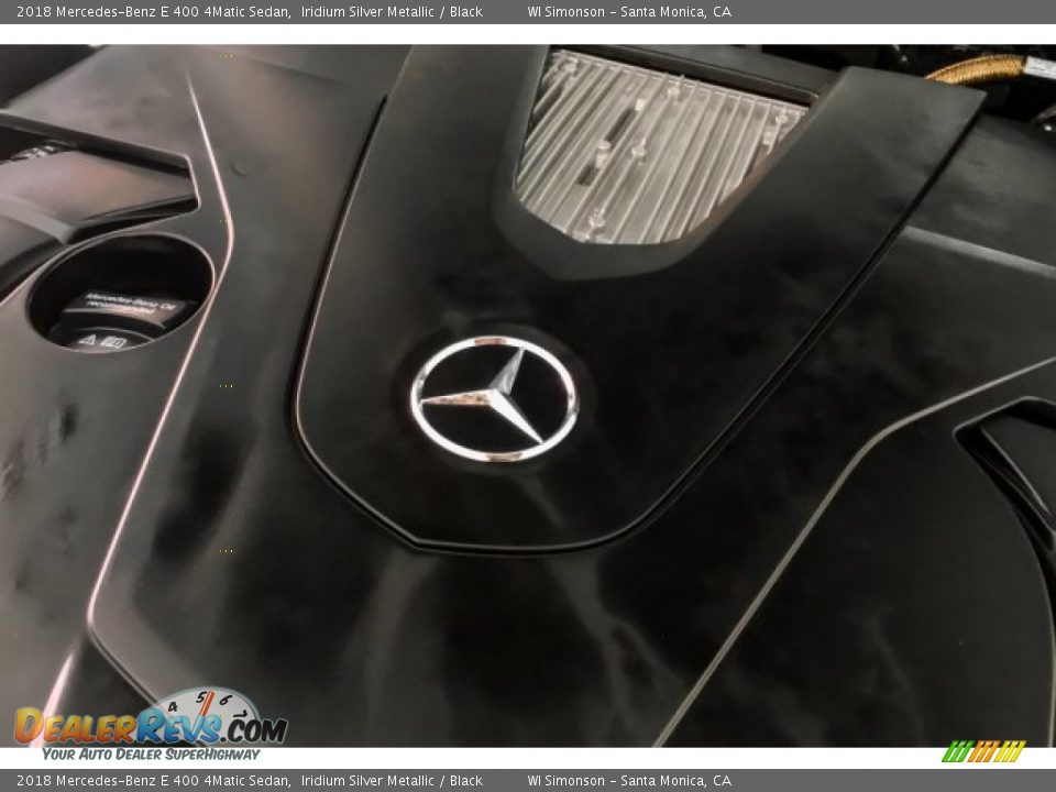 2018 Mercedes-Benz E 400 4Matic Sedan Iridium Silver Metallic / Black Photo #31