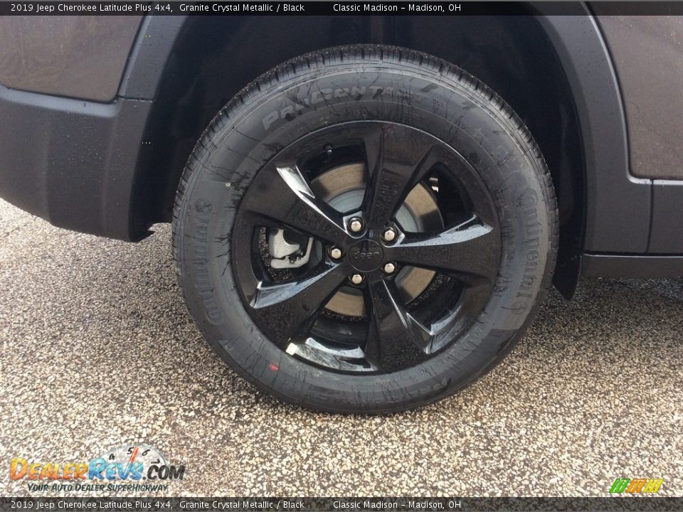 2019 Jeep Cherokee Latitude Plus 4x4 Granite Crystal Metallic / Black Photo #8