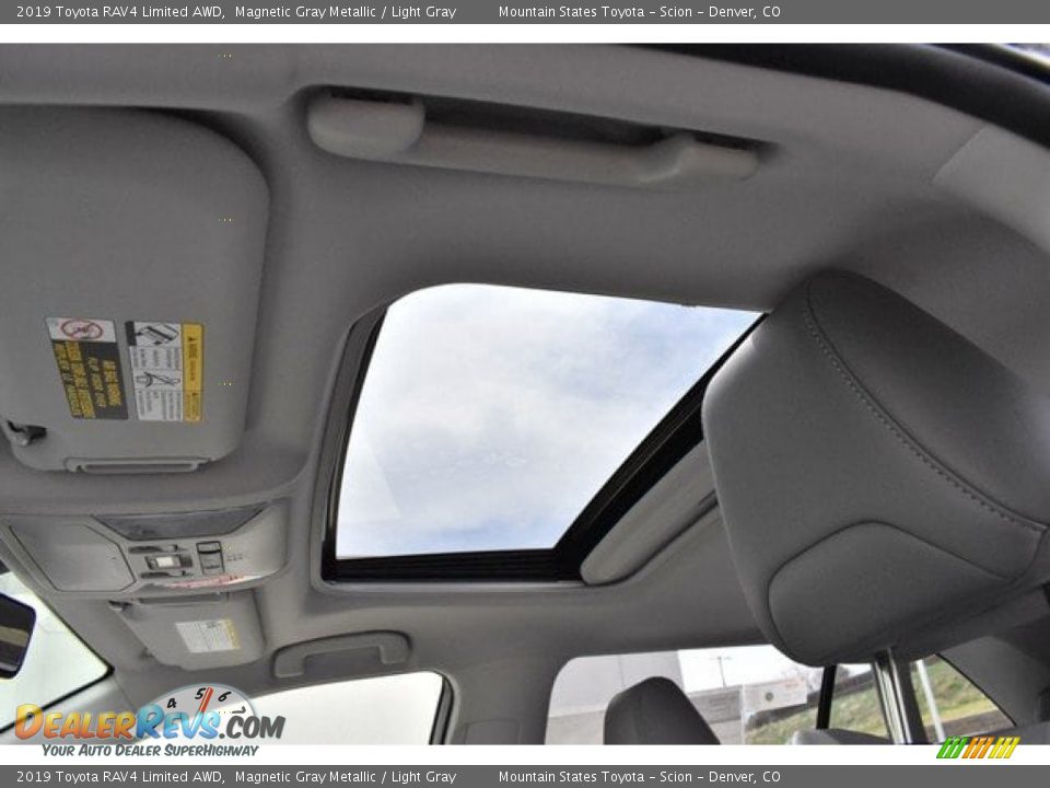 2019 Toyota RAV4 Limited AWD Magnetic Gray Metallic / Light Gray Photo #8
