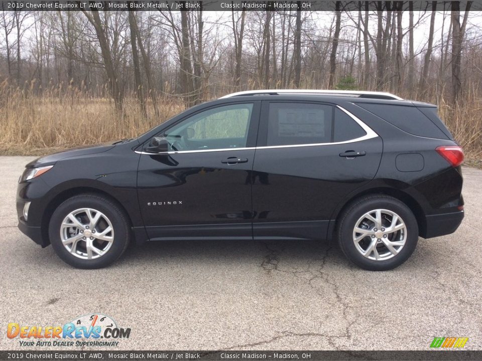2019 Chevrolet Equinox LT AWD Mosaic Black Metallic / Jet Black Photo #3