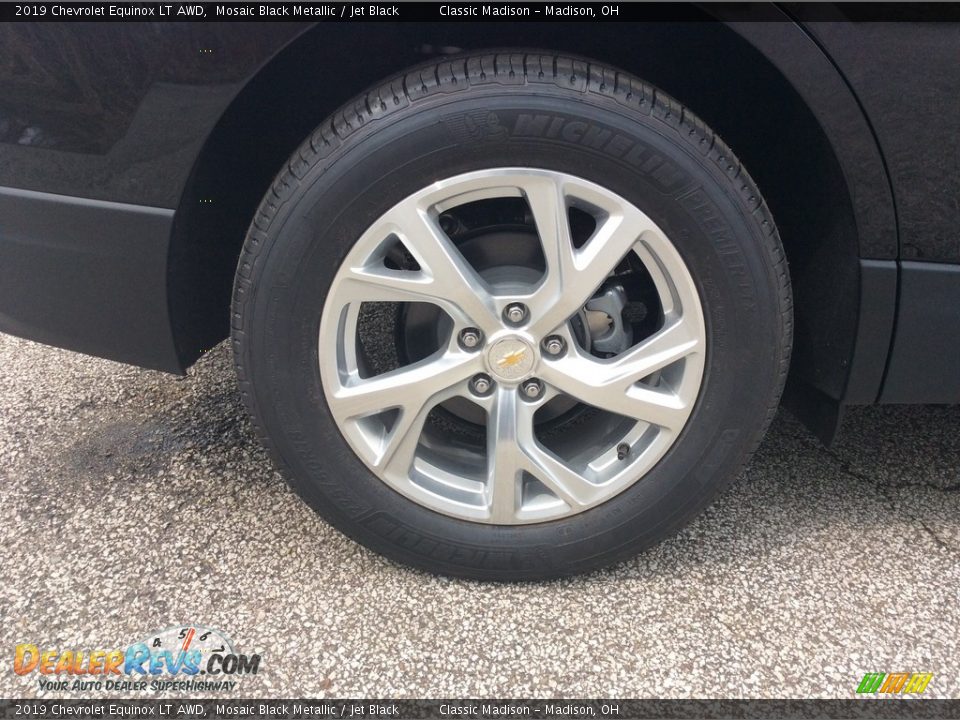 2019 Chevrolet Equinox LT AWD Mosaic Black Metallic / Jet Black Photo #7
