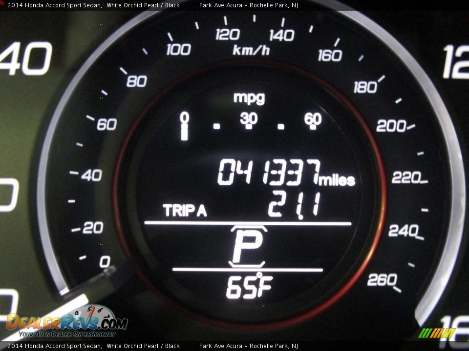 2014 Honda Accord Sport Sedan White Orchid Pearl / Black Photo #21