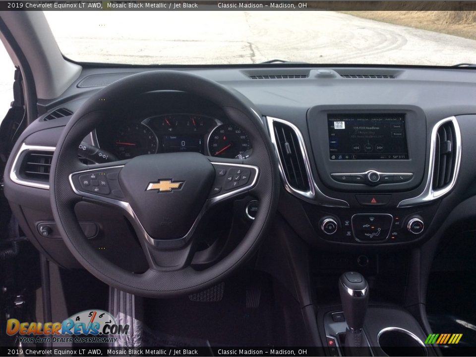 2019 Chevrolet Equinox LT AWD Mosaic Black Metallic / Jet Black Photo #12