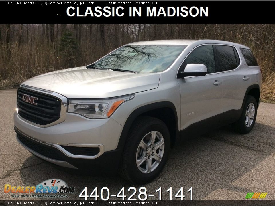2019 GMC Acadia SLE Quicksilver Metallic / Jet Black Photo #1