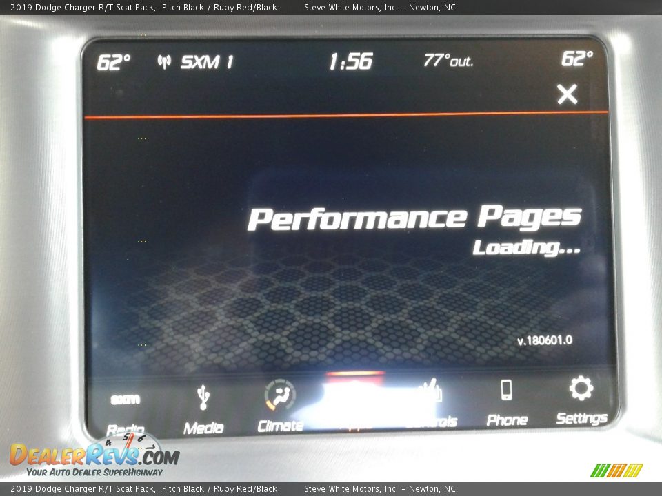 2019 Dodge Charger R/T Scat Pack Pitch Black / Ruby Red/Black Photo #26