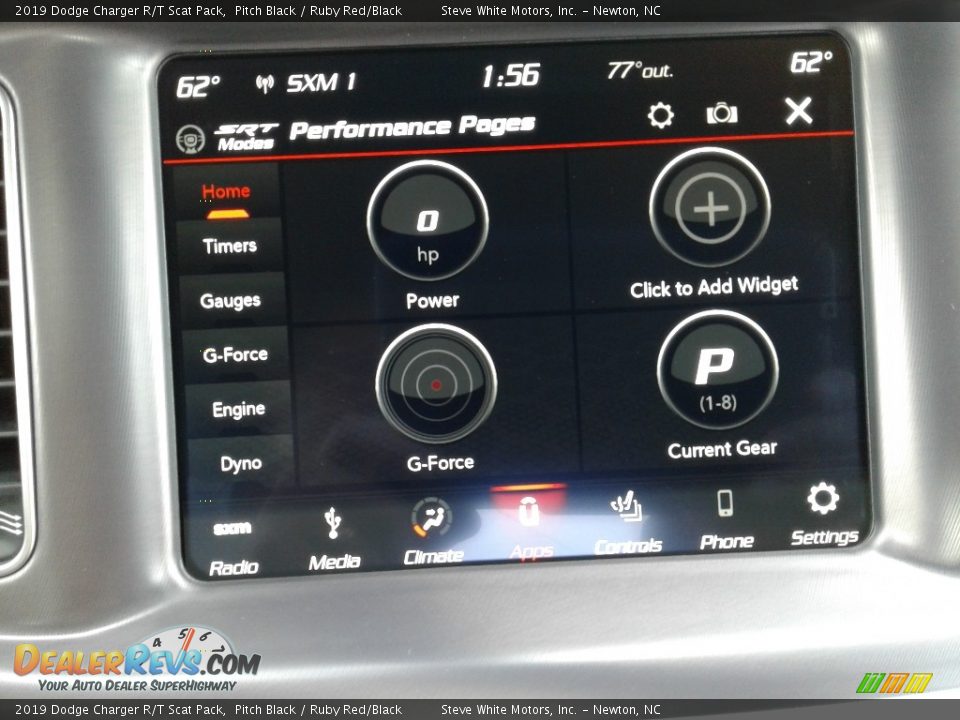 2019 Dodge Charger R/T Scat Pack Pitch Black / Ruby Red/Black Photo #27