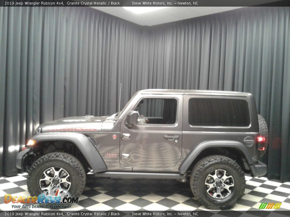 2019 Jeep Wrangler Rubicon 4x4 Granite Crystal Metallic / Black Photo #1