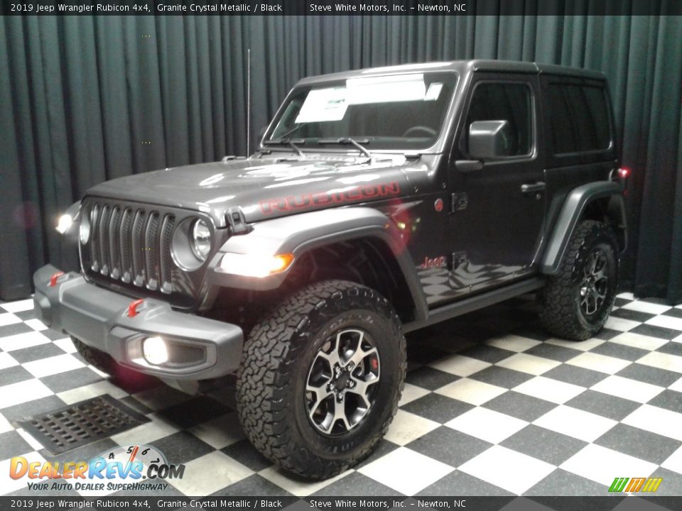 2019 Jeep Wrangler Rubicon 4x4 Granite Crystal Metallic / Black Photo #2