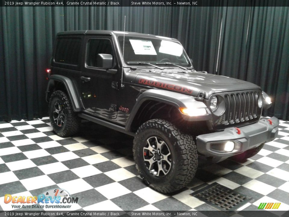 2019 Jeep Wrangler Rubicon 4x4 Granite Crystal Metallic / Black Photo #4