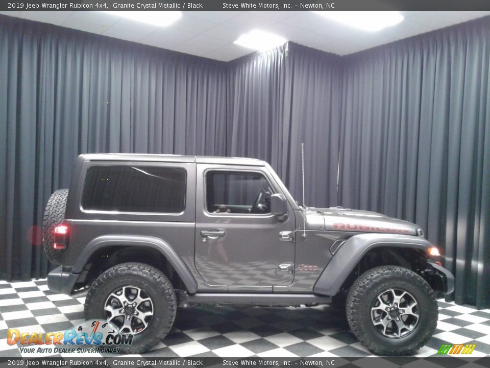 2019 Jeep Wrangler Rubicon 4x4 Granite Crystal Metallic / Black Photo #5