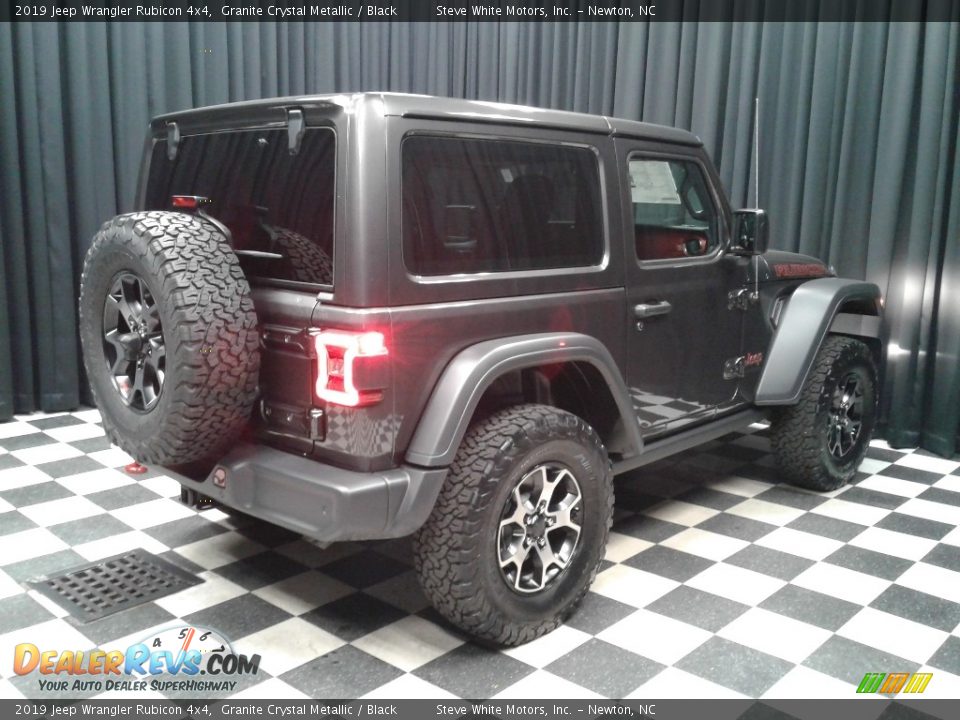 2019 Jeep Wrangler Rubicon 4x4 Granite Crystal Metallic / Black Photo #6