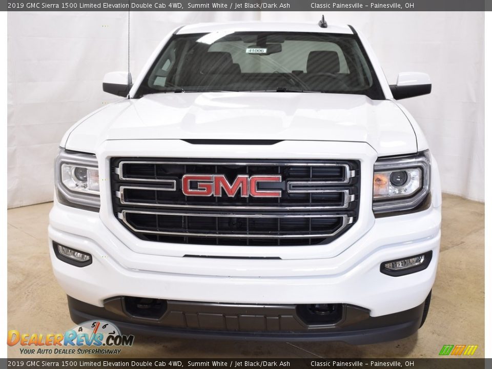 2019 GMC Sierra 1500 Limited Elevation Double Cab 4WD Summit White / Jet Black/Dark Ash Photo #4