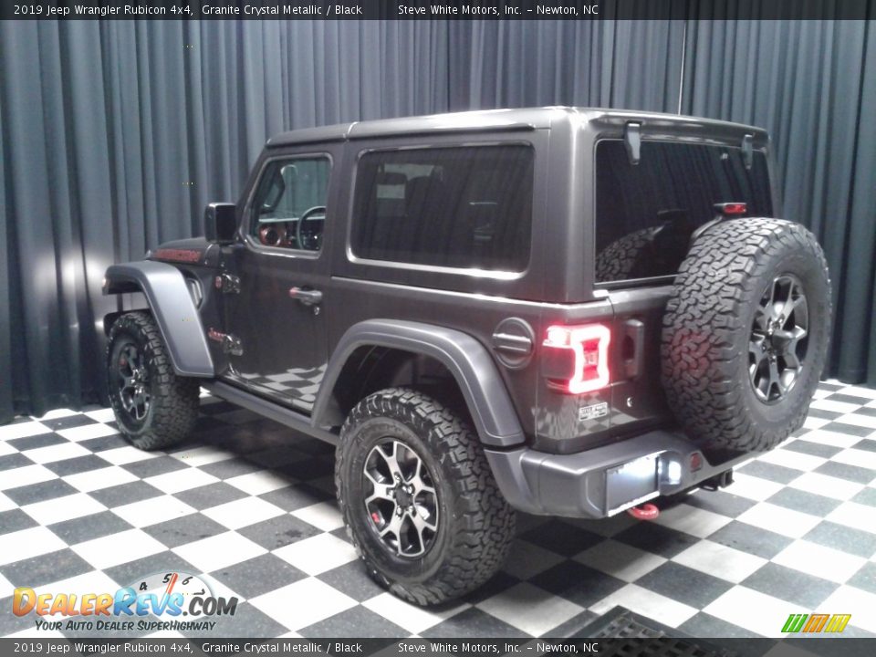 2019 Jeep Wrangler Rubicon 4x4 Granite Crystal Metallic / Black Photo #8