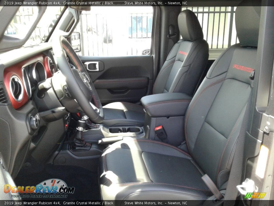 2019 Jeep Wrangler Rubicon 4x4 Granite Crystal Metallic / Black Photo #10