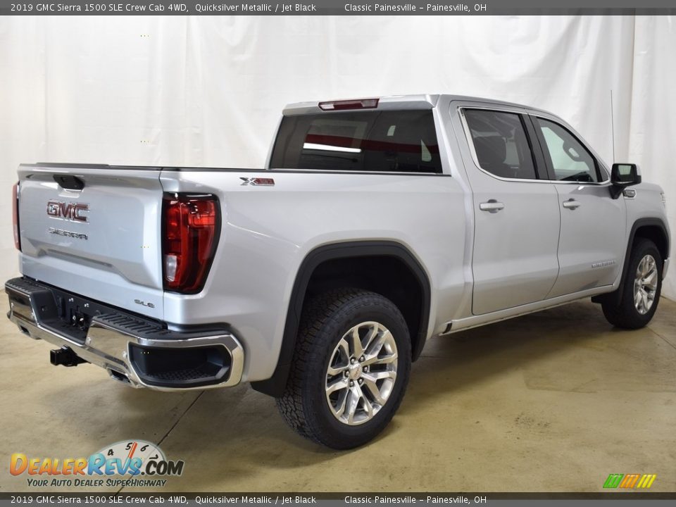 2019 GMC Sierra 1500 SLE Crew Cab 4WD Quicksilver Metallic / Jet Black Photo #2