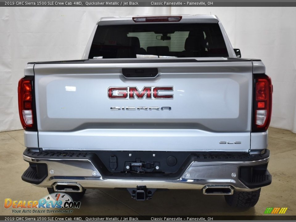 2019 GMC Sierra 1500 SLE Crew Cab 4WD Quicksilver Metallic / Jet Black Photo #3